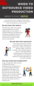WHEN TO OUTSOURCE VIDEO PRODUCTION