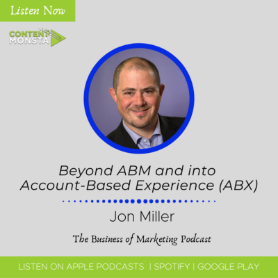 Jon Miller on The Business of Marketing Podcast