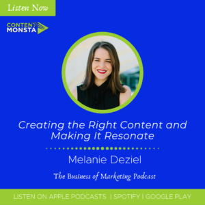 Melanie Deziel on The Business of Marketing Podcast