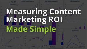 Content Marketing ROI