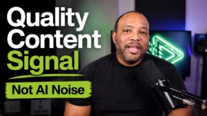 Content Quality Not AI Noise